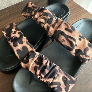 Leopard Platform Sandals